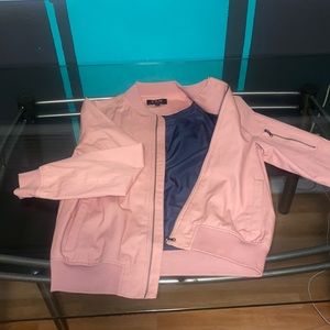 FXN Los Angeles Dusty Rose Bomber Jacket